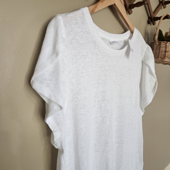 GAP Women's Classic White Short Sleeve Tee - Picture 4 of 8